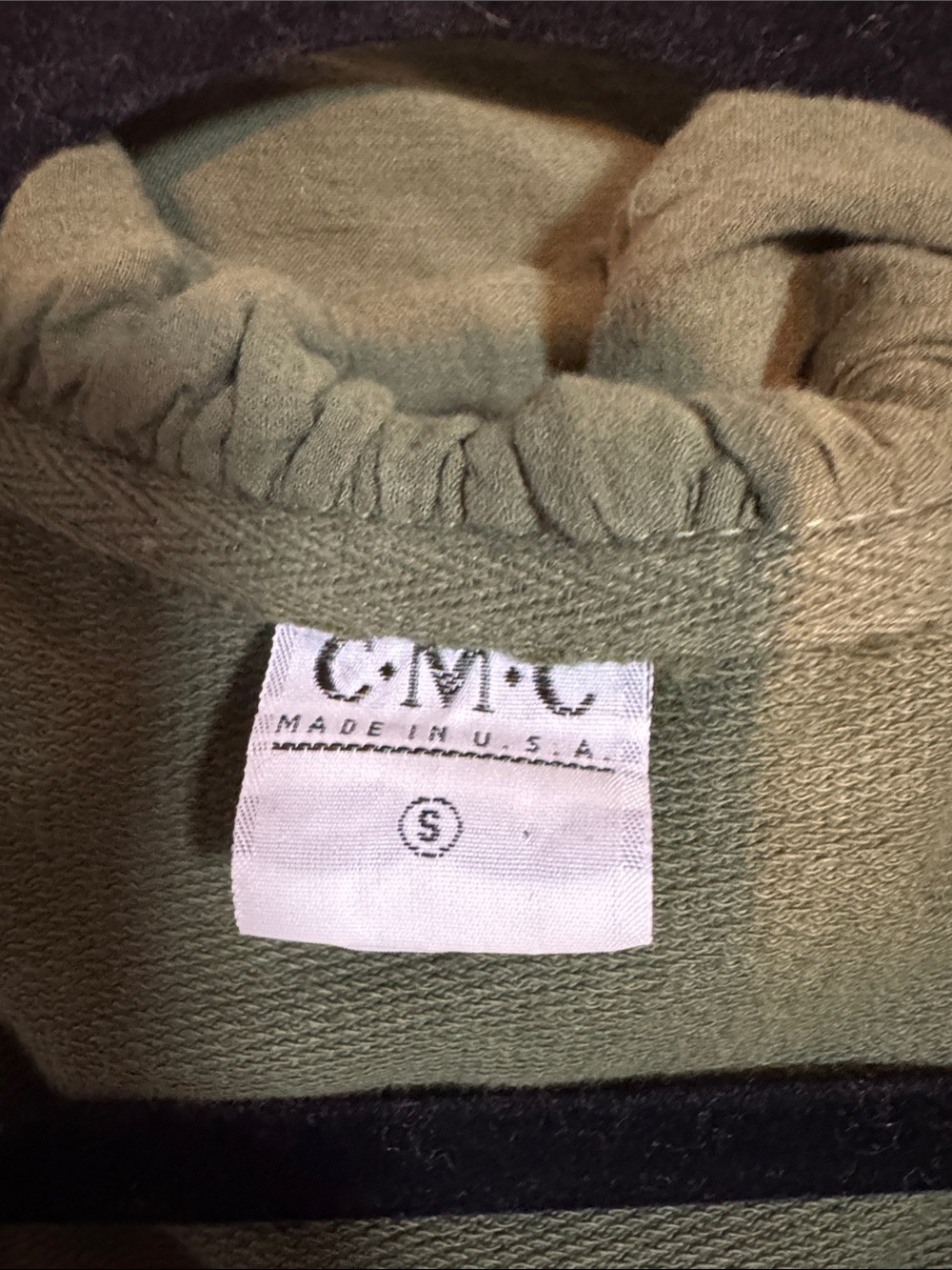 CMC (Color Me Cotton) Leah Long Hoodie Jacket Green size Small - Picture 5 of 10
